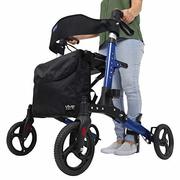 Vive Health Foldable Rollator Blue MOB1010BLU